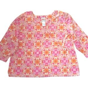 Ruby Rd. Favorites XXL faux wrap jersey T-shirt